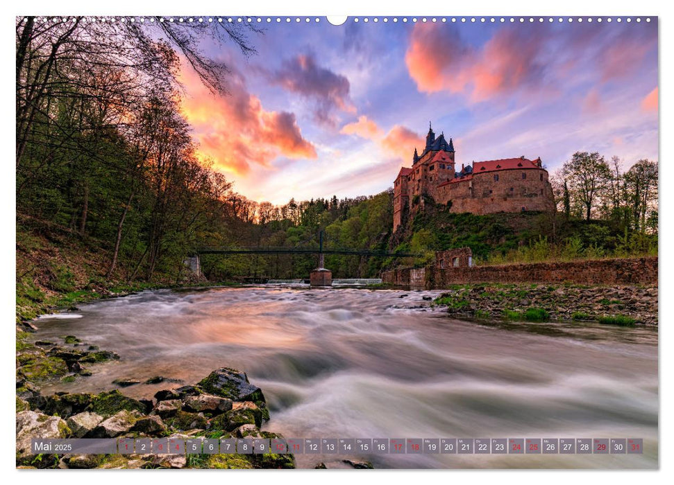 Vom Gebirge bis zum Meer, Alpen/Erzgebirge - Mitteldeutschland - Küste (CALVENDO Wandkalender 2025)