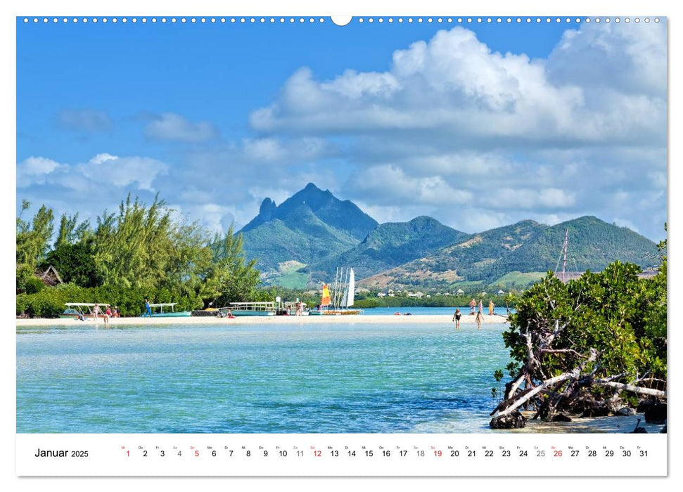 Inselparadies Mauritius (CALVENDO Premium Wandkalender 2025)