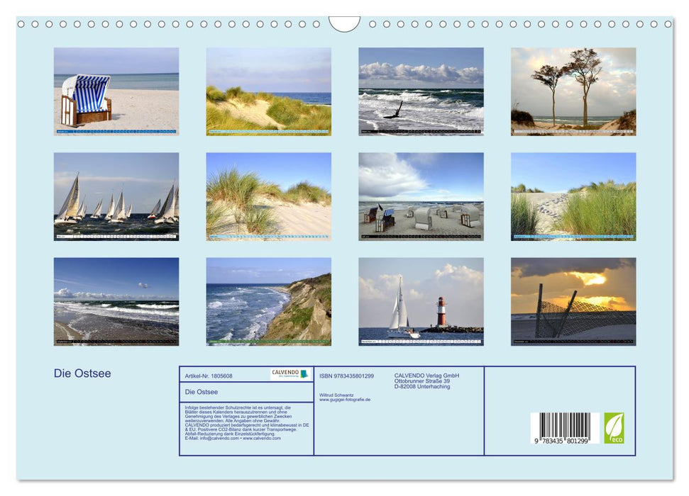 Die Ostsee (CALVENDO Wandkalender 2025)