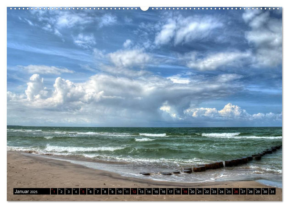 Meine Ostsee - einmal wieder Seeluft schnuppern (CALVENDO Premium Wandkalender 2025)