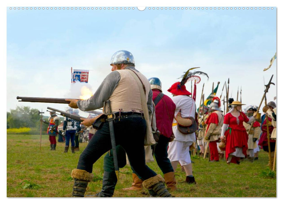 Kampf der Ritter - Rosenkriege (CALVENDO Wandkalender 2025)