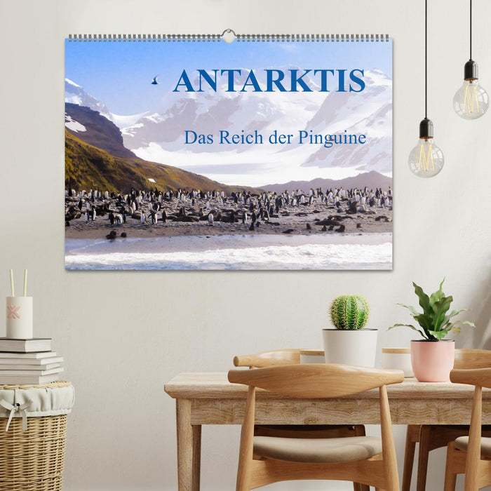 Antarktis - Das Reich der Pinguine (CALVENDO Wandkalender 2025)