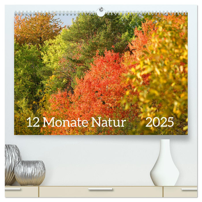 12 Monate Natur (CALVENDO Premium Wandkalender 2025)