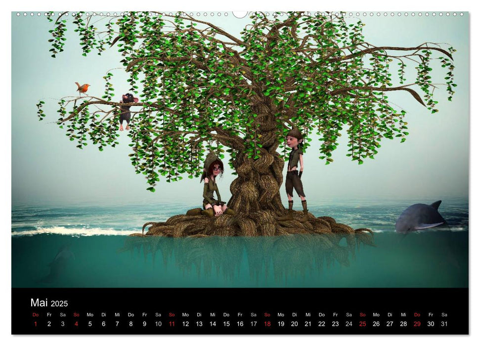 Märchenhaftes für Kinder (CALVENDO Wandkalender 2025)