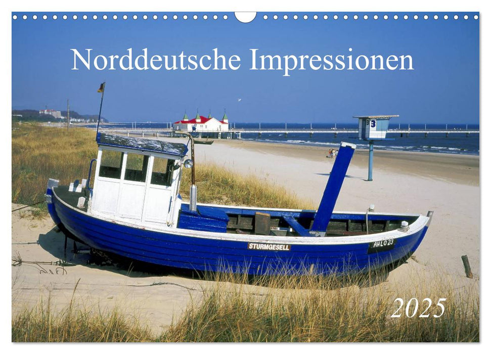 Norddeutsche Impressionen (CALVENDO Wandkalender 2025)