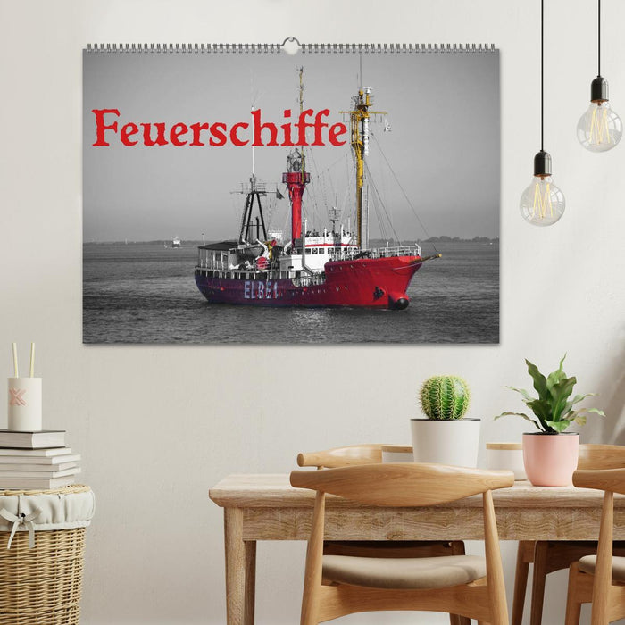 Feuerschiffe (CALVENDO Wandkalender 2025)