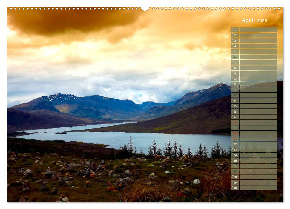 Scotland - Highlands (CALVENDO Premium Wandkalender 2025)