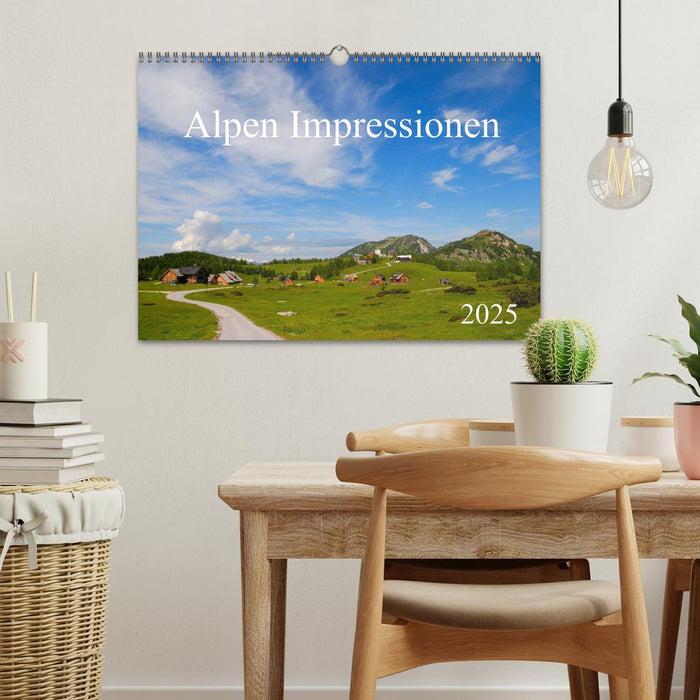 Alpen Impressionen (CALVENDO Wandkalender 2025)