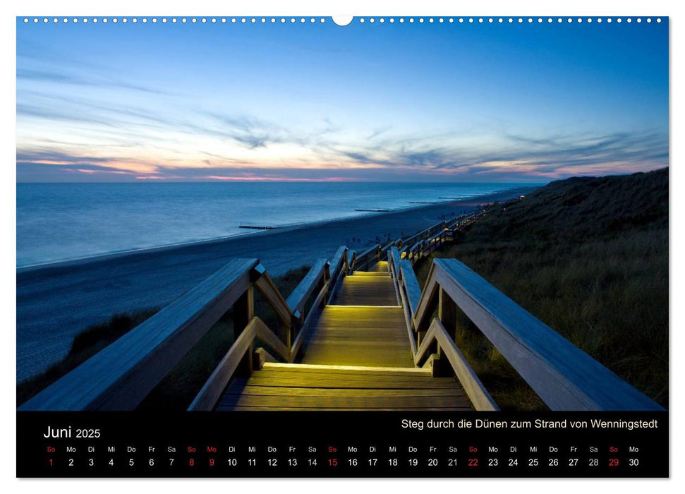 Sylt-Abende - Fotografien von Beate Zoellner (CALVENDO Premium Wandkalender 2025)