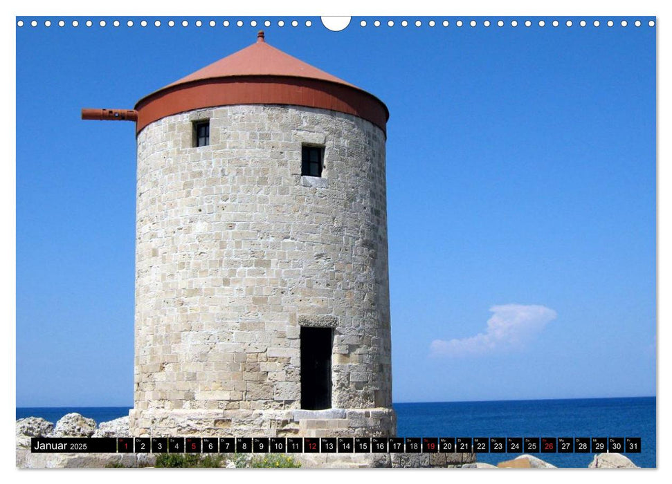 Griechenland - Insel Rhodos (CALVENDO Wandkalender 2025)