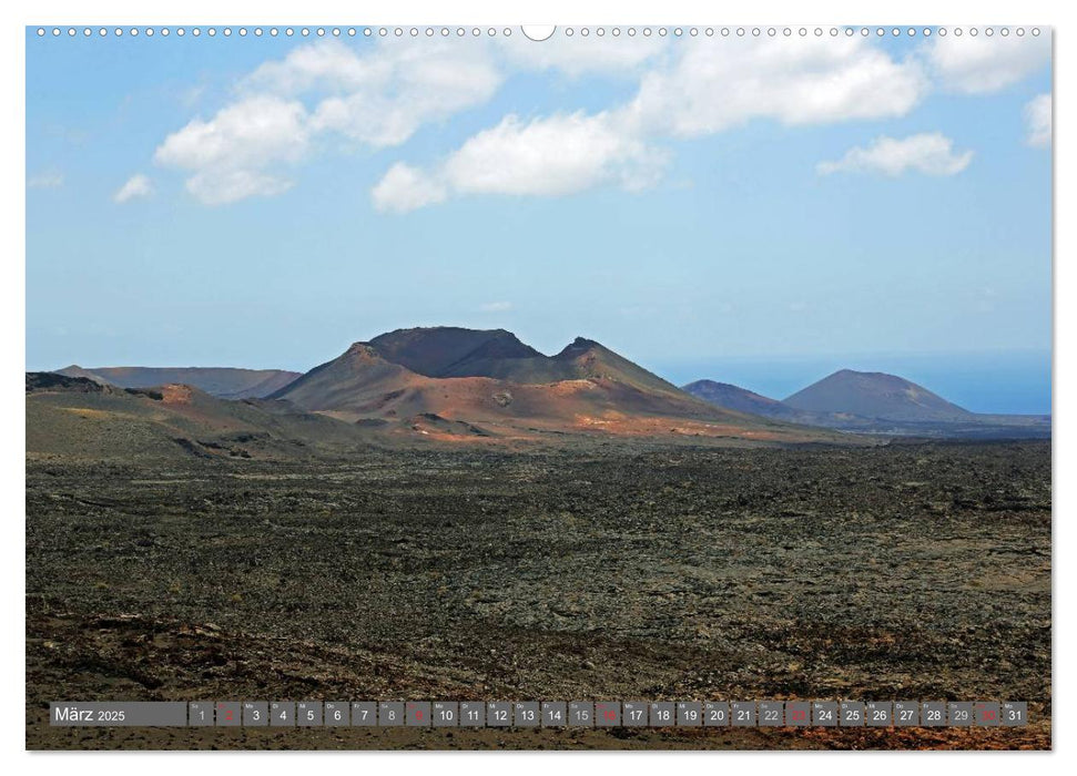 Urlaub auf Lanzarote (CALVENDO Premium Wandkalender 2025)