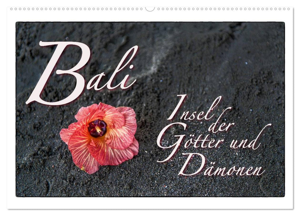 Bali Insel der Götter und Dämonen (CALVENDO Wandkalender 2025)