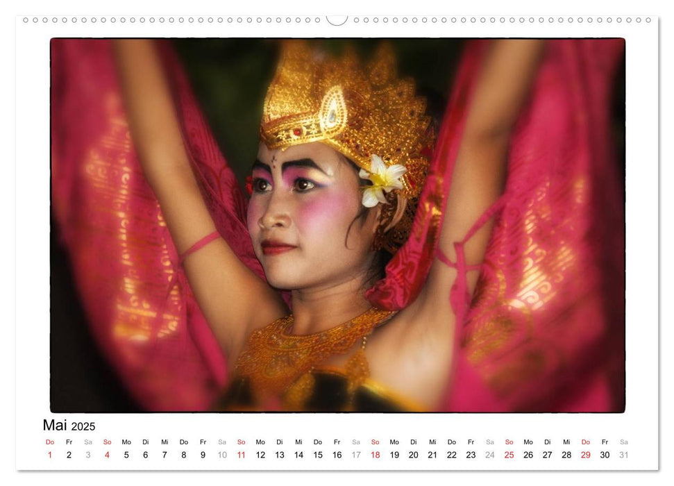 Bali Insel der Götter und Dämonen (CALVENDO Wandkalender 2025)