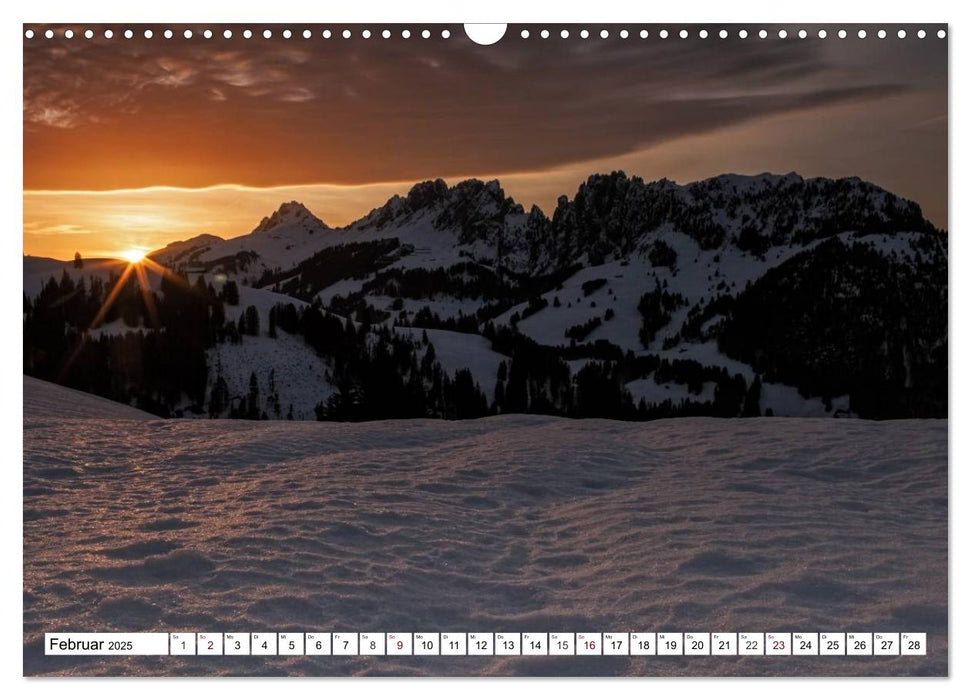 Schweiz - Eine Reise durch die idyllische Bergwelt (CALVENDO Wandkalender 2025)