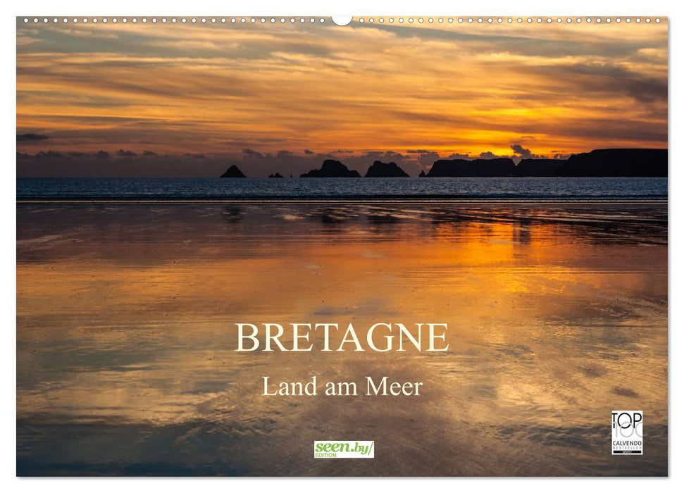 Bretagne - Land am Meer (CALVENDO Wandkalender 2025)