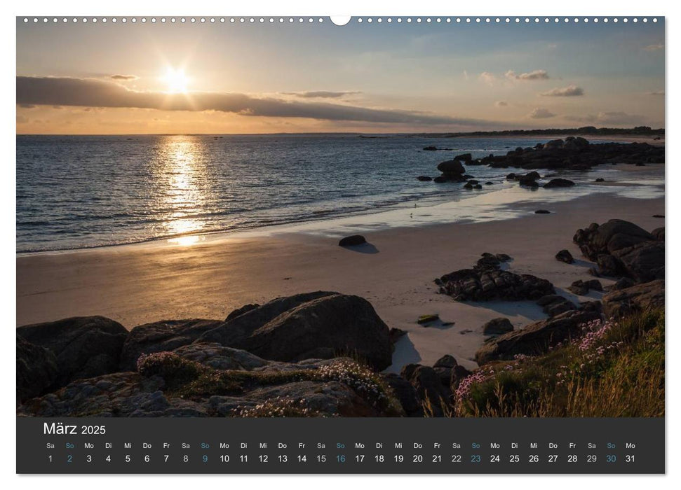 Bretagne - Land am Meer (CALVENDO Wandkalender 2025)