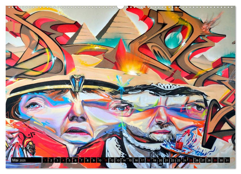 Graffiti ist Kult (CALVENDO Premium Wandkalender 2025)