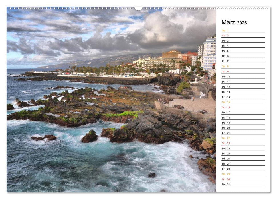 Teneriffa Planer Teil 1 (CALVENDO Premium Wandkalender 2025)