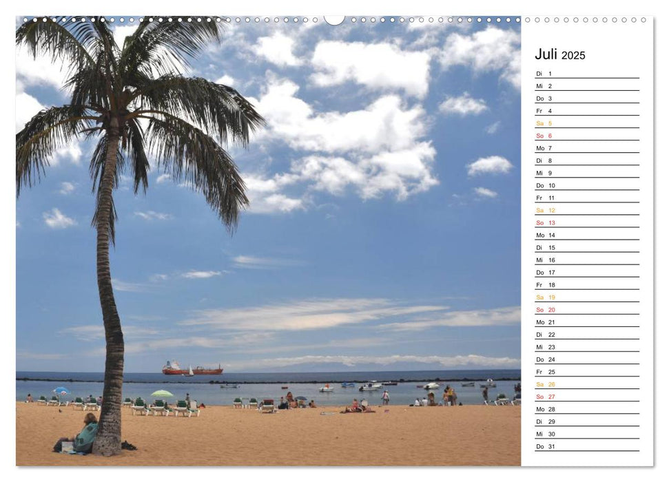 Teneriffa Planer Teil 1 (CALVENDO Premium Wandkalender 2025)