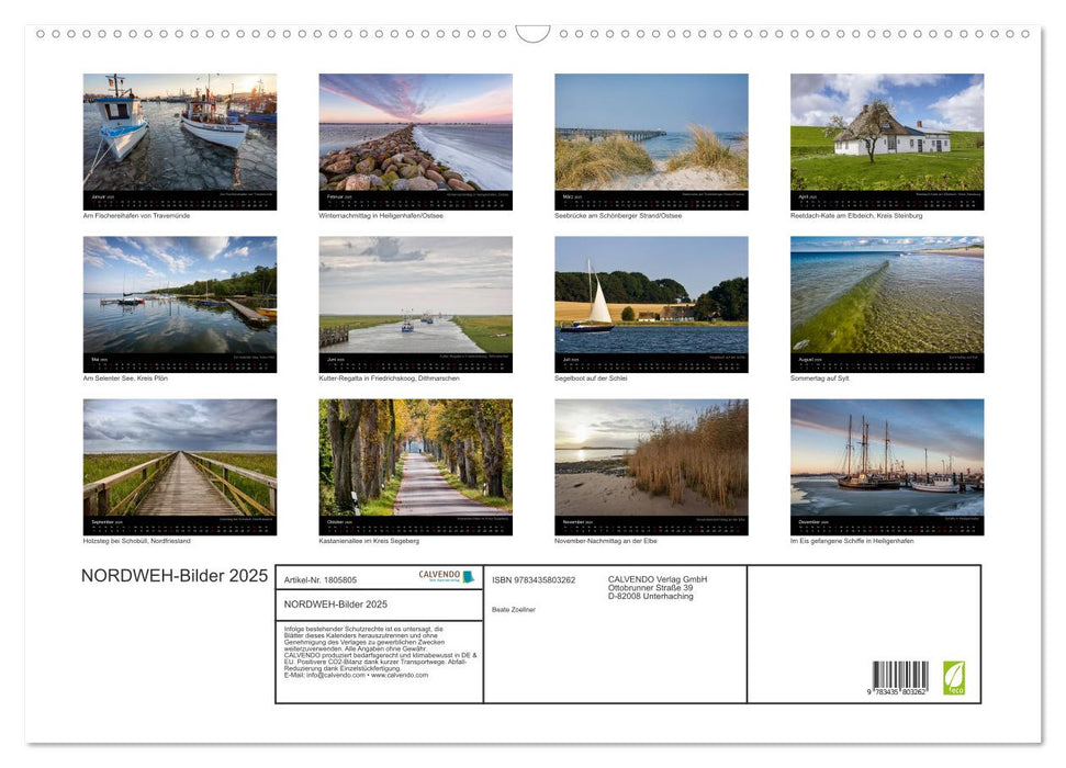 NORDWEH-Bilder 2025 (CALVENDO Wandkalender 2025)