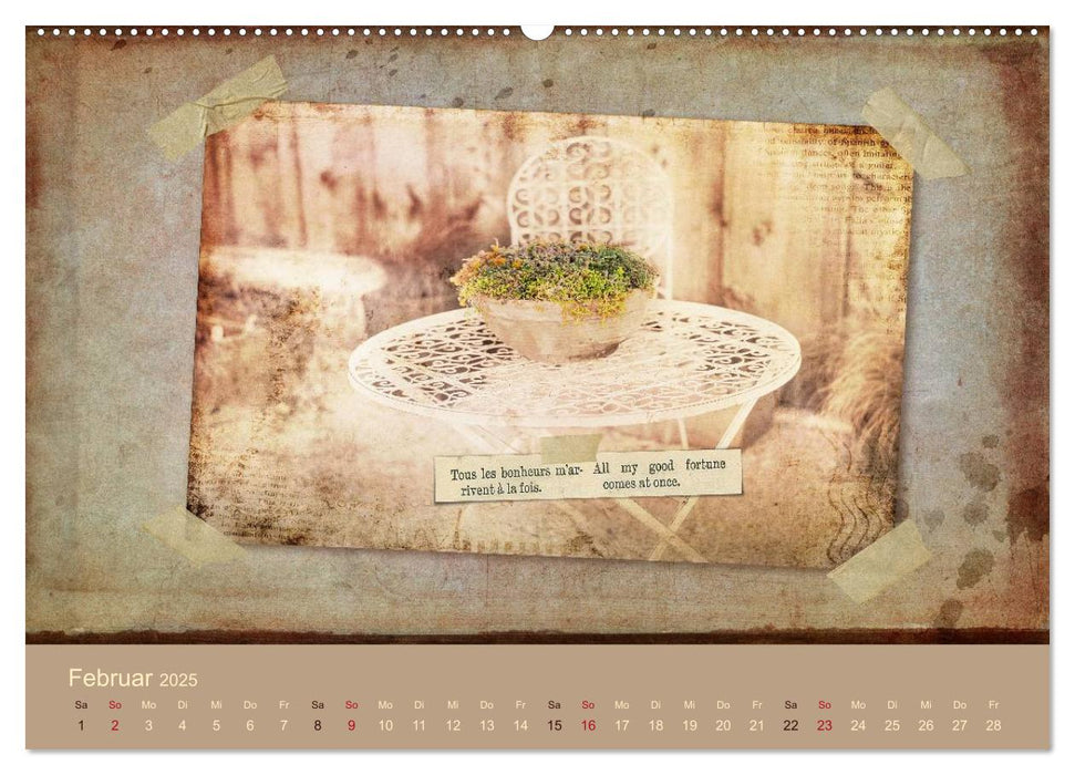French Vintage Country (CALVENDO Wandkalender 2025)