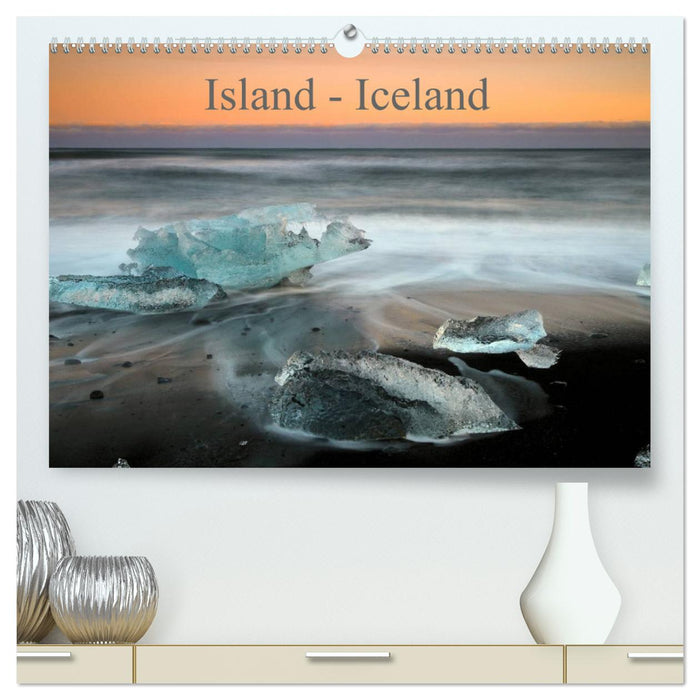 Island - Iceland (CALVENDO Premium Wandkalender 2025)