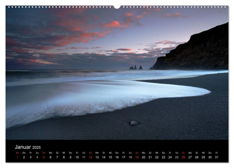 Island - Iceland (CALVENDO Premium Wandkalender 2025)