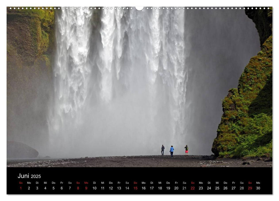 Island - Iceland (CALVENDO Premium Wandkalender 2025)