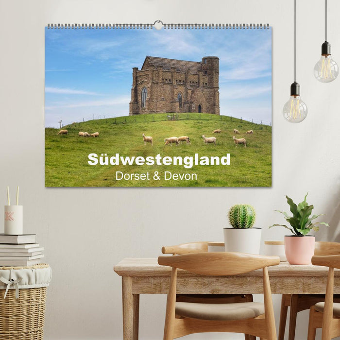 Südwestengland - Dorset & Devon (CALVENDO Wandkalender 2025)