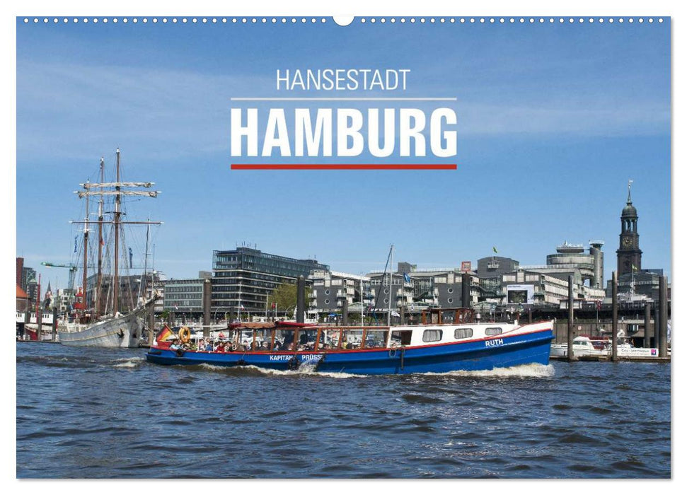 Hansestadt Hamburg (CALVENDO Wandkalender 2025)