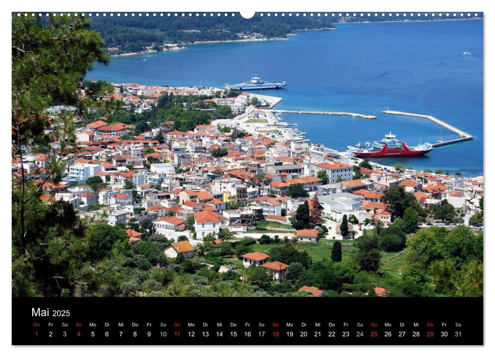 Griechenland - Insel Thassos (CALVENDO Wandkalender 2025)