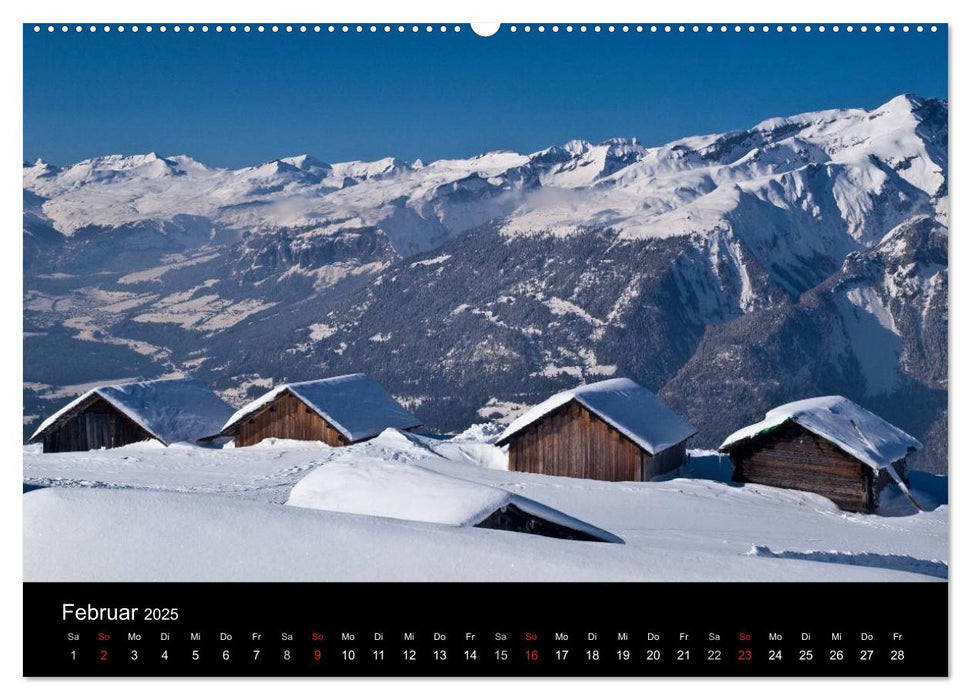 Graubünden - Die schönsten Bilder (CALVENDO Premium Wandkalender 2025)