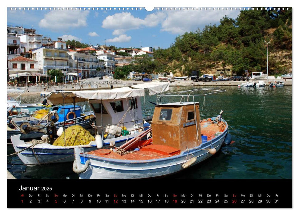 Griechenland - Insel Thassos (CALVENDO Premium Wandkalender 2025)