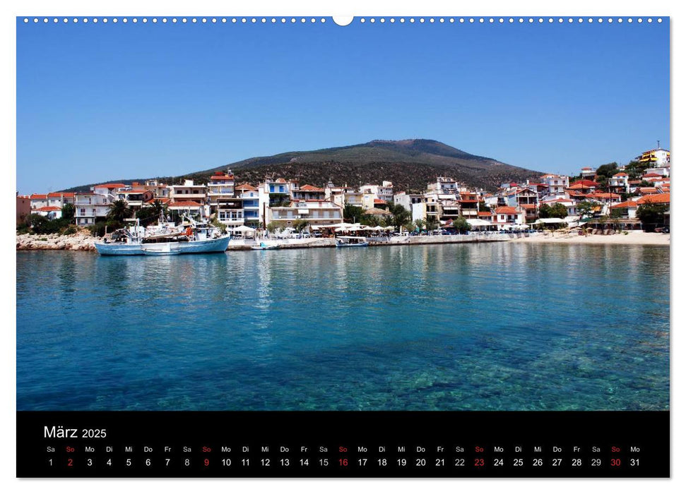 Griechenland - Insel Thassos (CALVENDO Premium Wandkalender 2025)