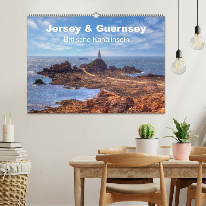 Jersey & Guernsey - britische Kanalinseln (CALVENDO Wandkalender 2025)