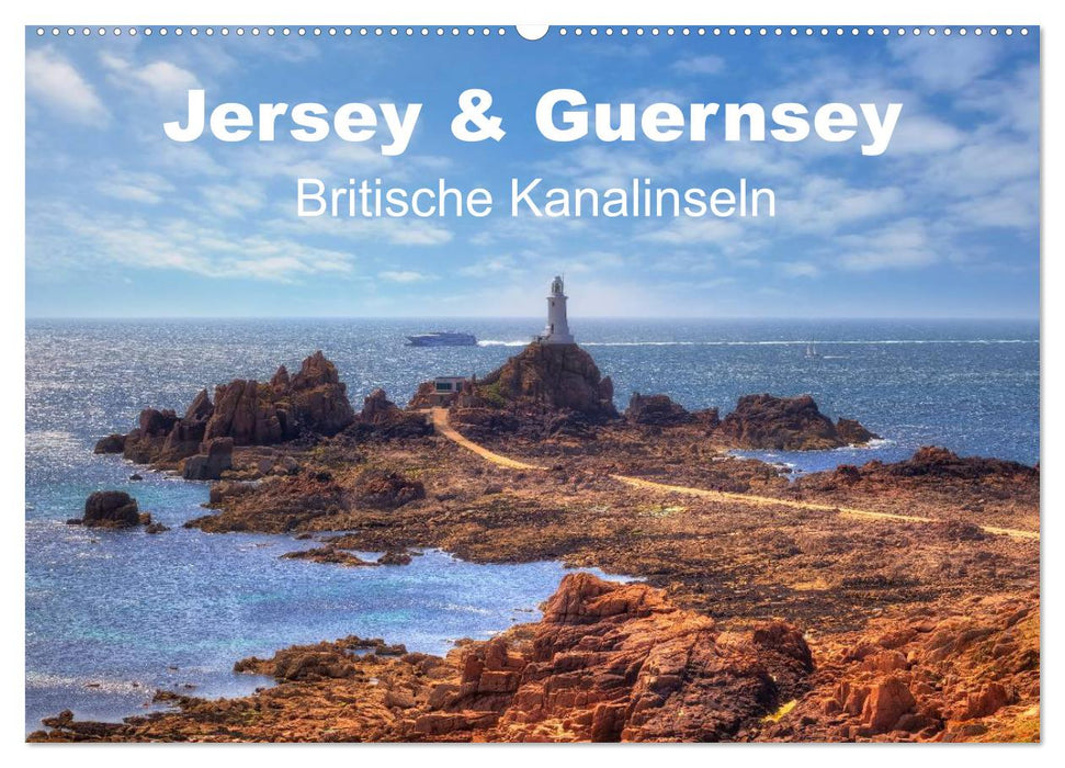 Jersey & Guernsey - britische Kanalinseln (CALVENDO Wandkalender 2025)