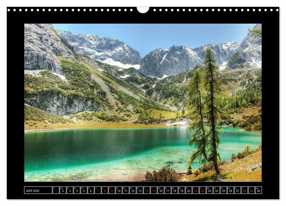 Traumhafte Alpen - Bergseen und Almen (CALVENDO Wandkalender 2025)