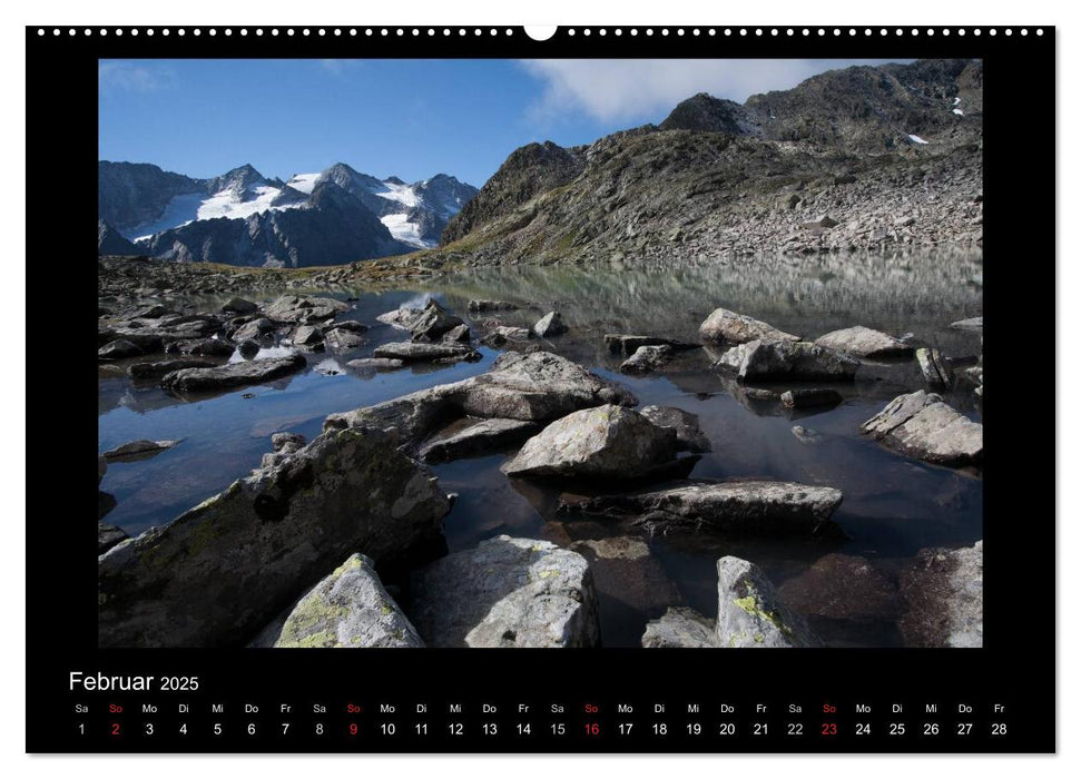 STUBAI - Wilde Wasser & Hohe Höhen (CALVENDO Premium Wandkalender 2025)