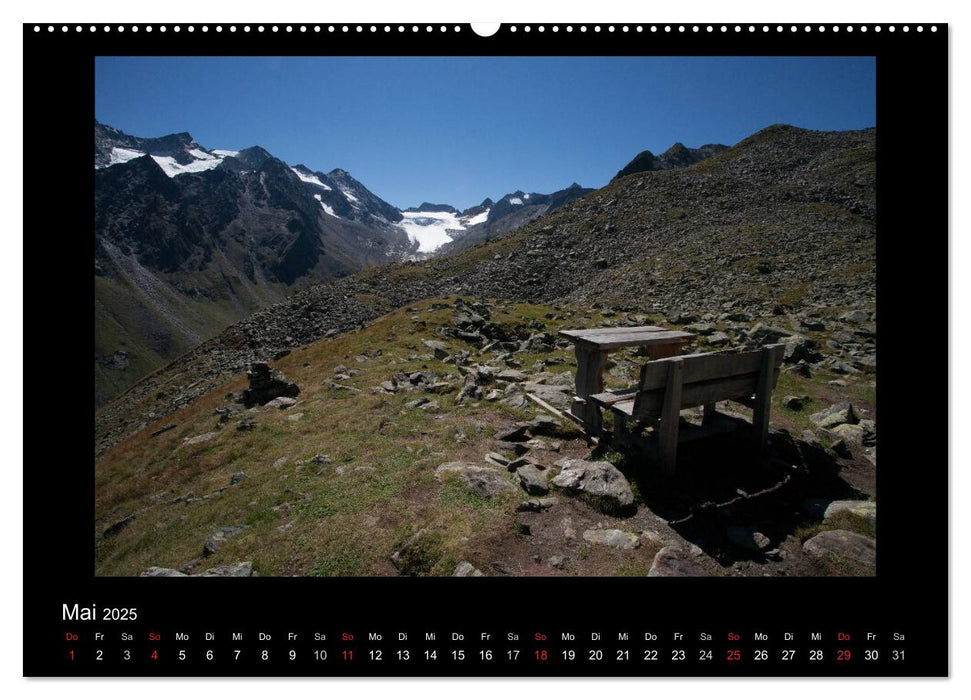 STUBAI - Wilde Wasser & Hohe Höhen (CALVENDO Premium Wandkalender 2025)