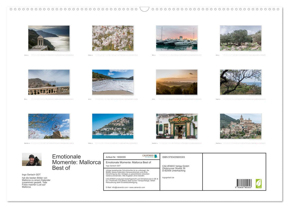 Emotionale Momente: Mallorca Best of (CALVENDO Wandkalender 2025)