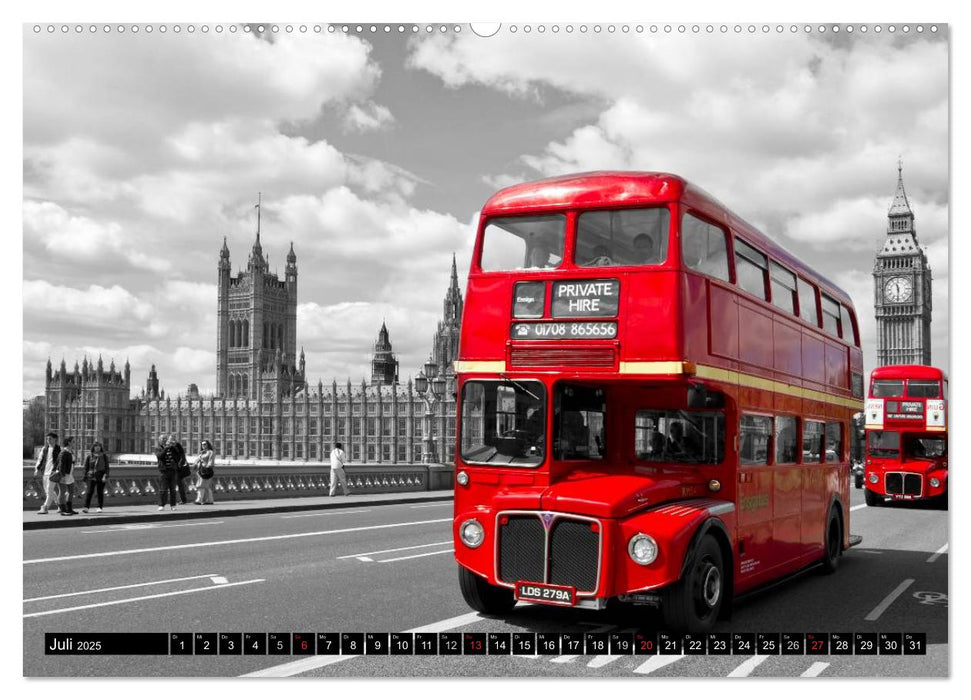 LONDON Urbaner Flair (CALVENDO Premium Wandkalender 2025)