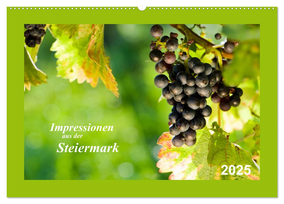 Impressionen aus der Steiermark (CALVENDO Wandkalender 2025)