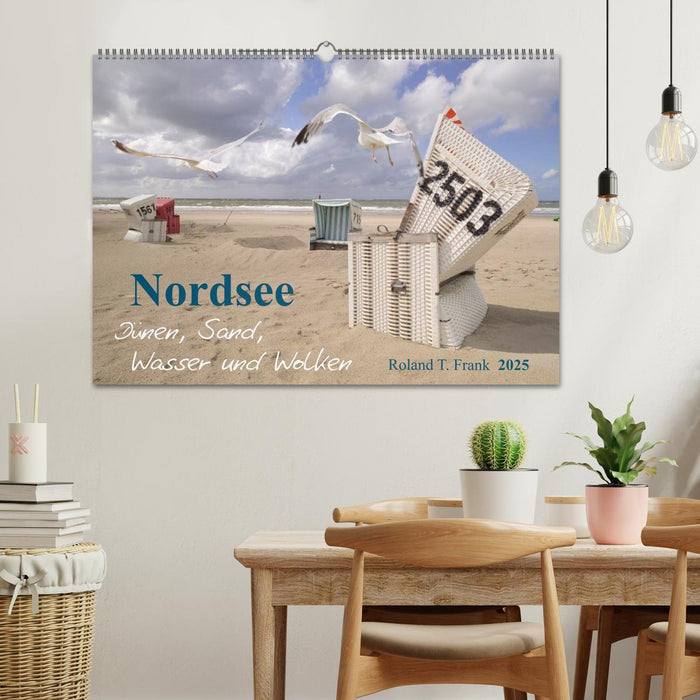 Nordsee – Dünen, Sand, Wasser und Wolken (CALVENDO Wandkalender 2025)