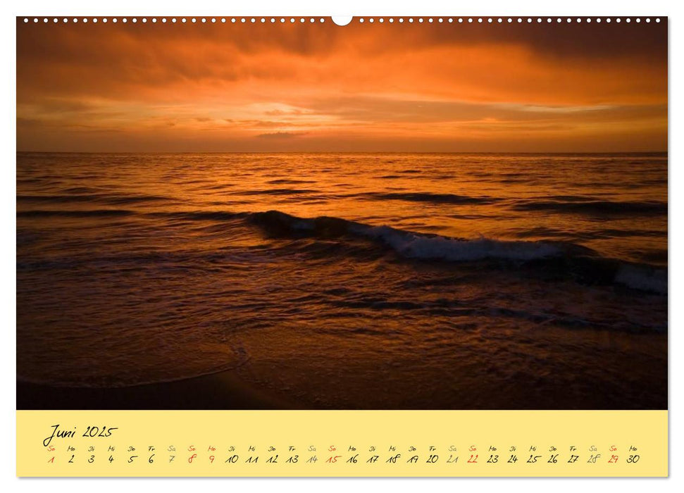 Nordsee – Dünen, Sand, Wasser und Wolken (CALVENDO Wandkalender 2025)