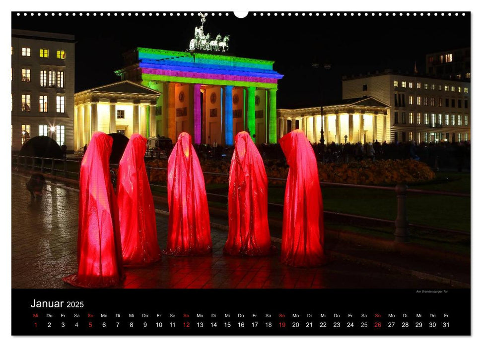 Die Wächter der Zeit in Berlin (CALVENDO Premium Wandkalender 2025)