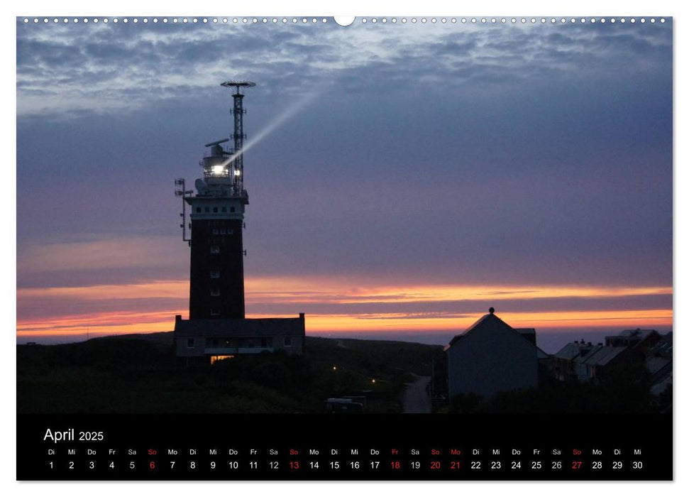 Abend in Helgoland (CALVENDO Wandkalender 2025)