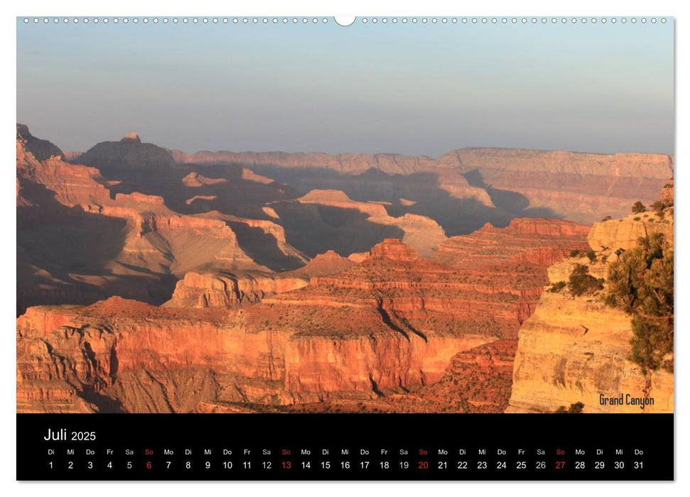 United States National Parks (CALVENDO Premium Wandkalender 2025)