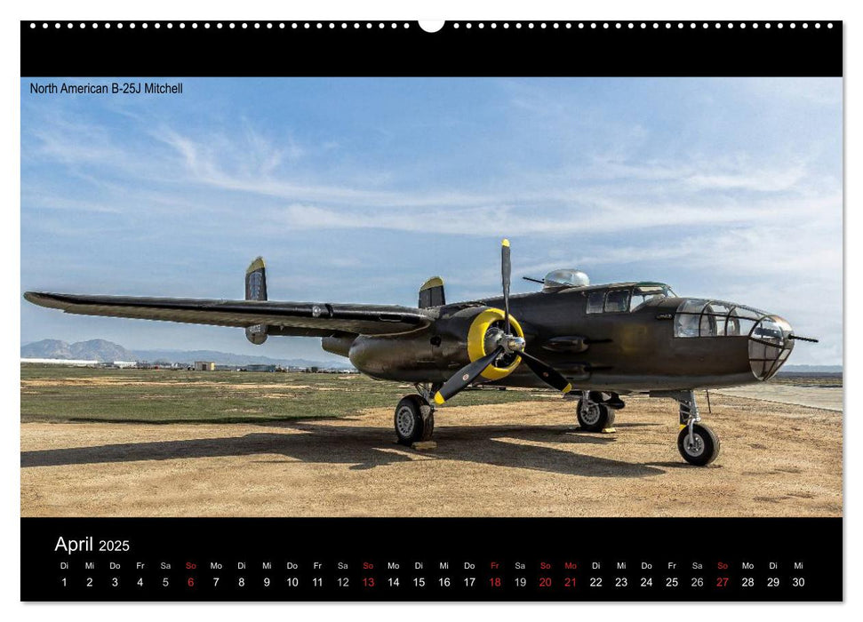 Historische Flieger (CALVENDO Premium Wandkalender 2025)