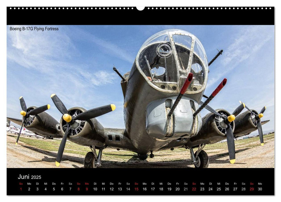 Historische Flieger (CALVENDO Premium Wandkalender 2025)