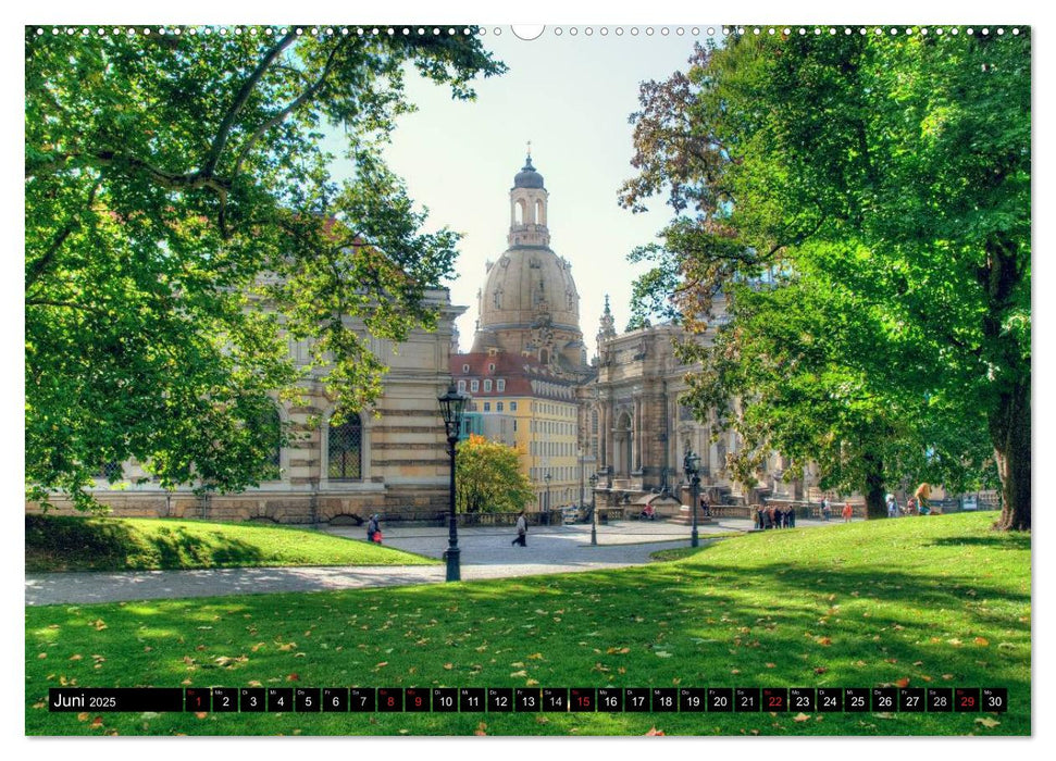 Dresden Die Perle an der Elbe (CALVENDO Wandkalender 2025)